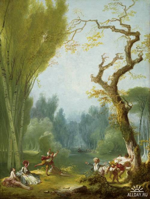 Жан Оноре Фрагонар (Jean-Honore Fragonard) (1732 - 1806)
