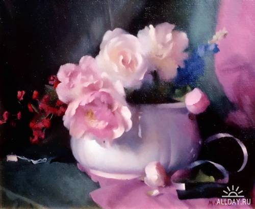 Painting by Mary Minifie. Still Life