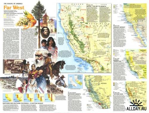 Сборник карт от National Geographic (История США) часть 1