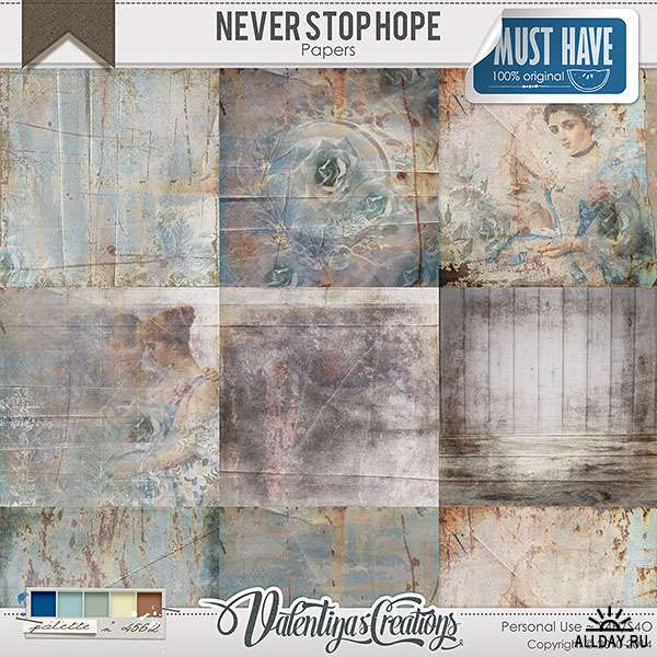 Scrap set - Never stop hope