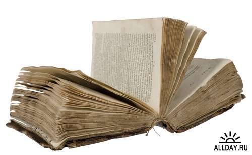 Old book | Старая книга - элементы для коллажей