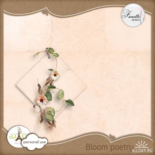 Скрап-набор Bloom poetry