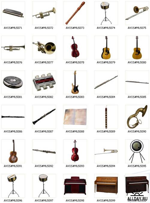 AV PO009 Musical Instruments | Музыкальные инструменты