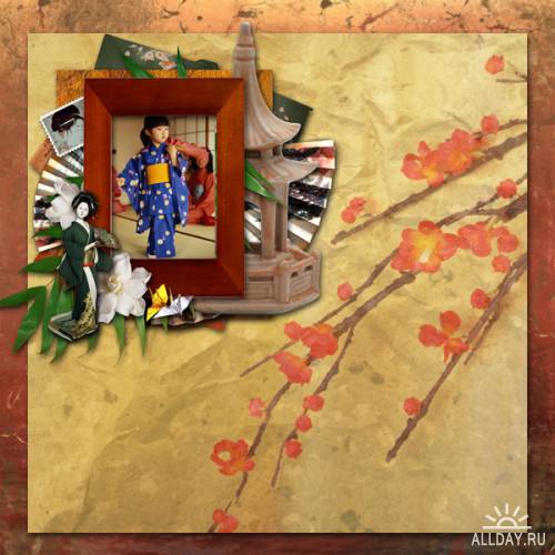 Scrap kit Country of the Rising Sun