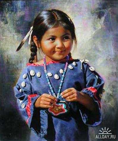 Индейцы племен сиу и навахо