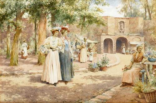 Английский художник Alfred Glendening Jr. (1861-1907)