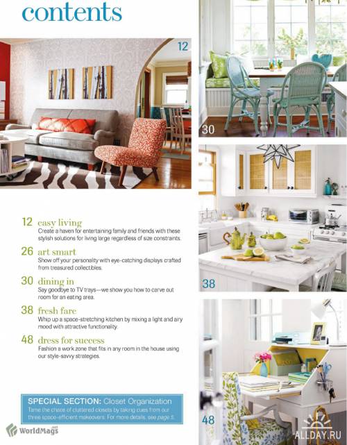 100 Decorating Ideas Big Style for Small Rooms Magazine - 2011