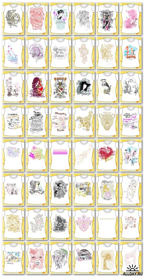 T-Shirts Vector Collection