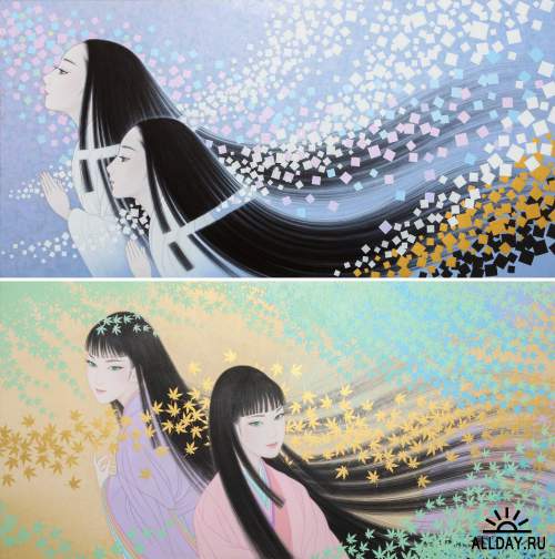 Японский художник Ichiro Tsuruta