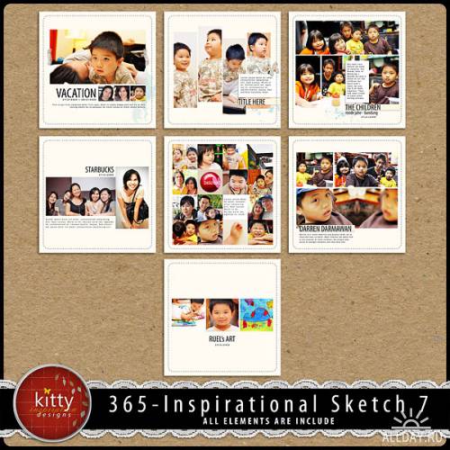 Scrap kit 365 Inspirational Sketch