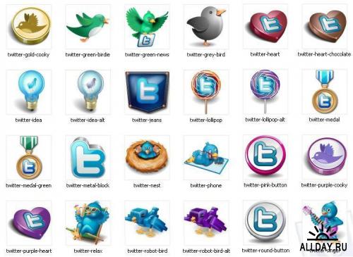Twitter Vector icons