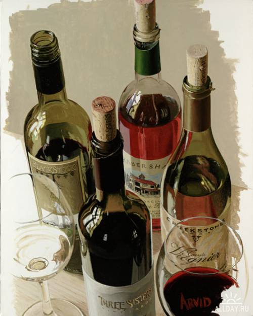 Thomas Arvid - гиперреалист и любитель вина