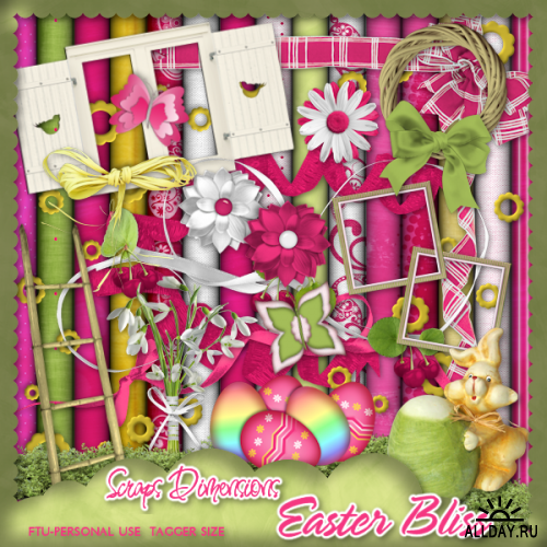 Скрап-набор Пасхальное блаженство | Easter bliss
