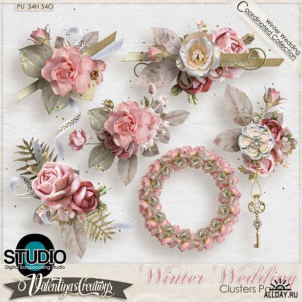 Scrap set - Winter wedding