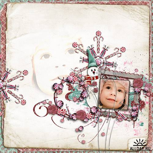 Scrap kit  Peppermint Twist