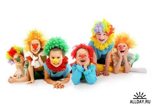 Красочные веселые клоуны | Colorful funny clowns Stock images - 25 HQ Jpg