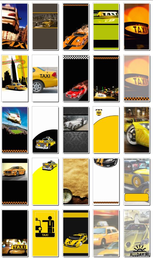 Фоны для визиток: такси (часть 2). 29  JPEG