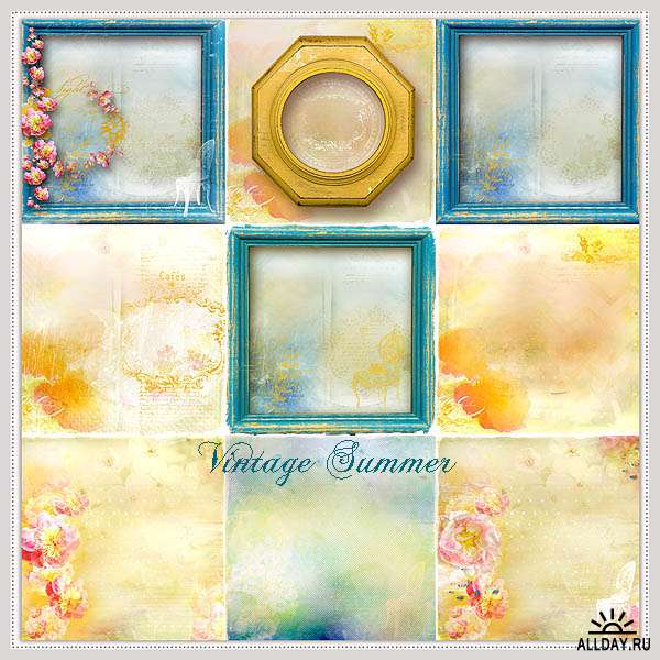 Scrap set - Vintage Summer