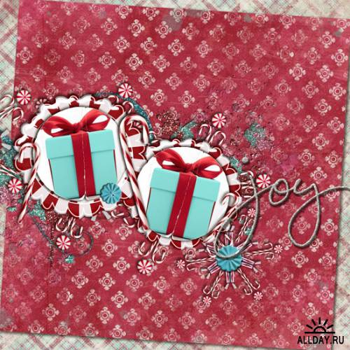 Scrap kit  Peppermint Twist