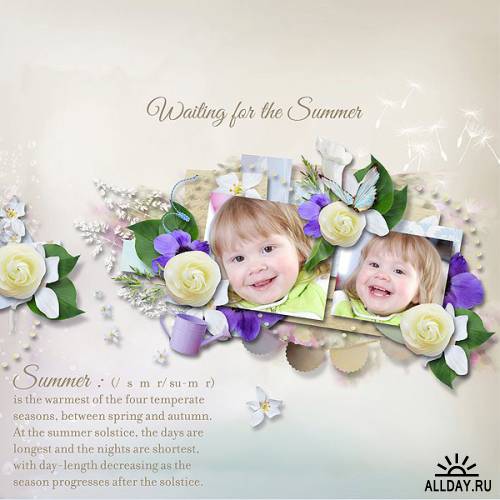 Scrap kit Waiting For The Summer