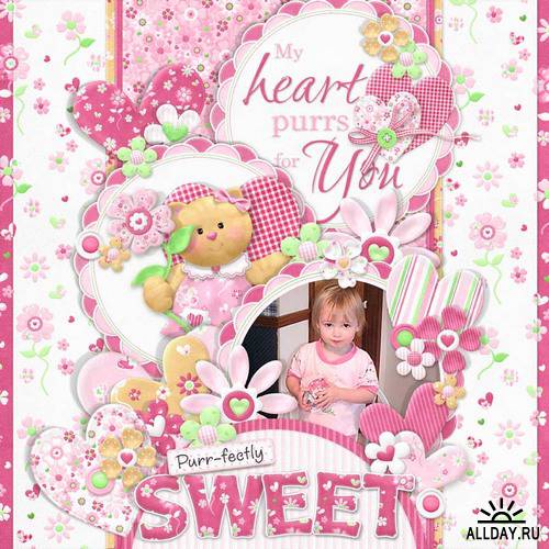 Scrap kit  Val ‘n Tine Collection