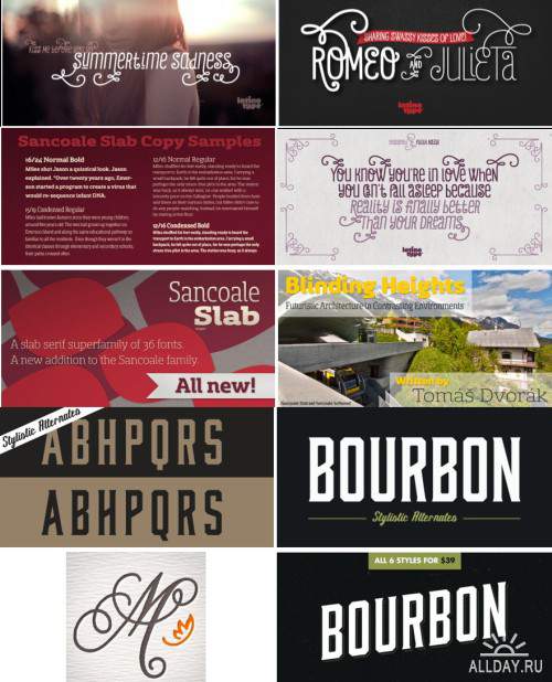 Сборник красивых шрифтов / Fonts pack 16