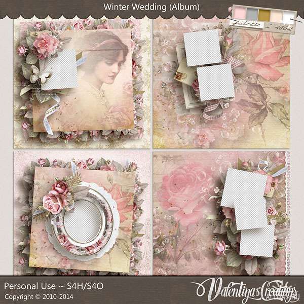 Scrap set - Winter wedding