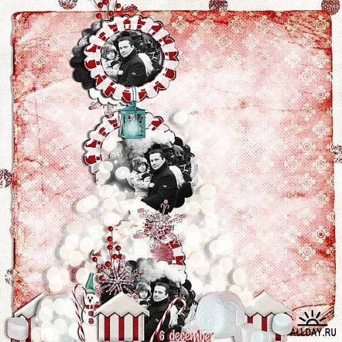 Scrap kit  Peppermint Twist