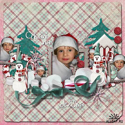 Scrap kit  Peppermint Twist